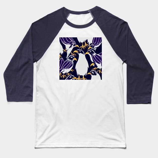 Birds Baseball T-Shirt by etherElric